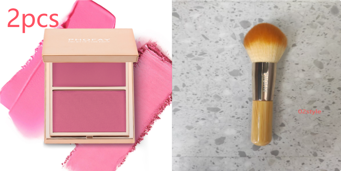 Cream and Powder Blush Duo - Weightless Face Makeup Palette