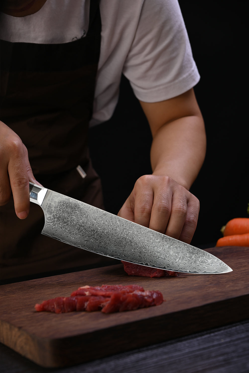 Japanese Kiritsuke Chef Knife - 67 Layers VG-10 Damascus Steel