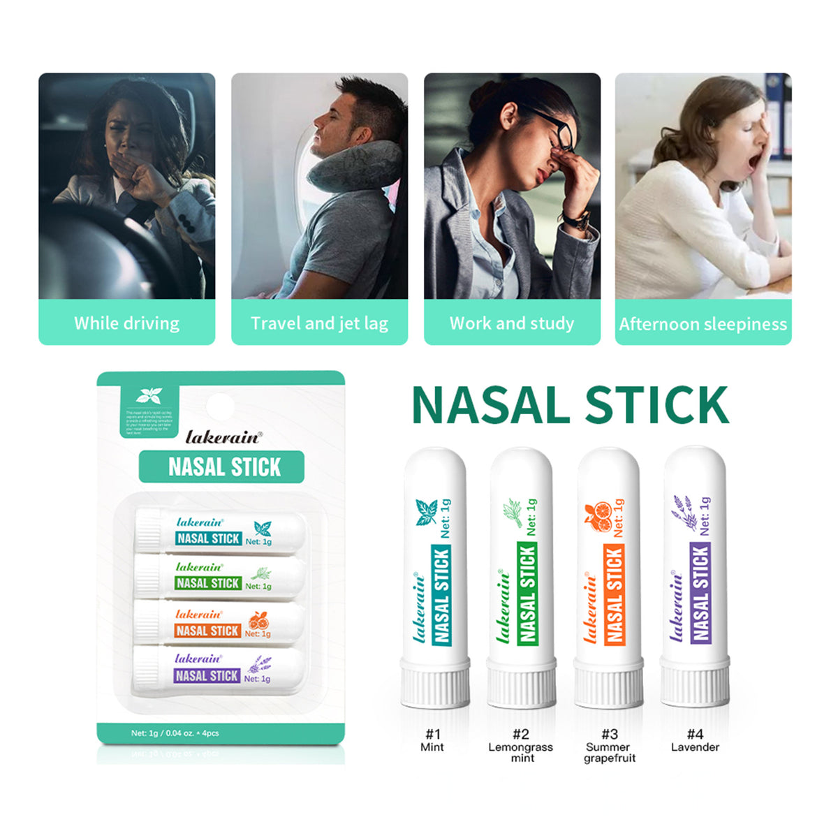 Mint Flavor Nose Spray Sticks
