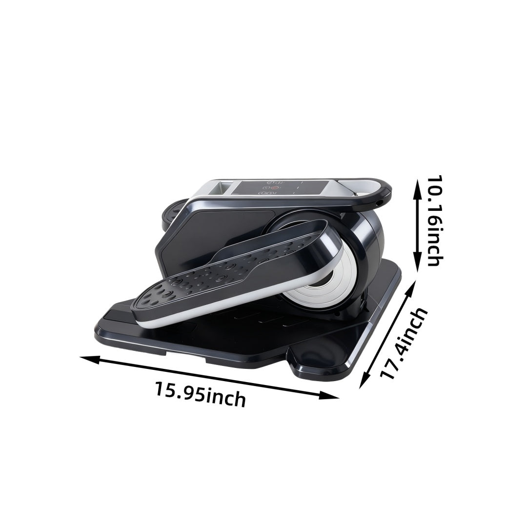 Under-Desk Elliptical Mini Pedal Exerciser with Adjustable Speed and LED Display