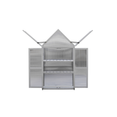 Mini Greenhouse Kit - Outdoor Plant Stand with Adjustable Shelves