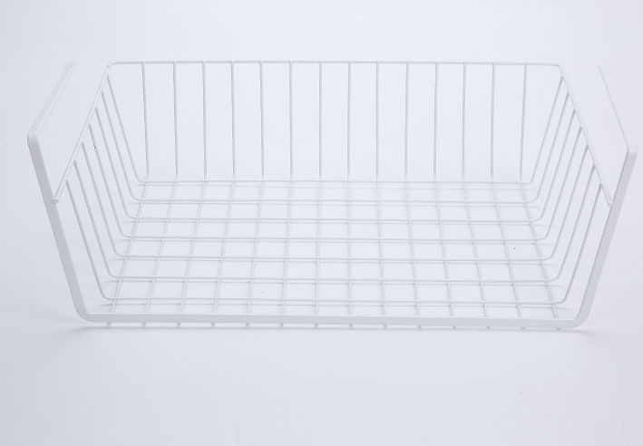 Perforation-Free Hanging Basket with Multi-Layer Stackable Storage Rack for Kitchen