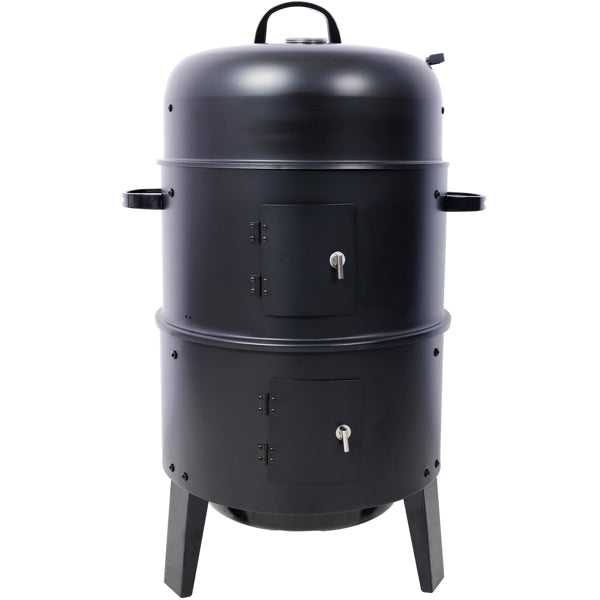 16-Inch Charcoal Smoker Grill - Portable Outdoor Cooking