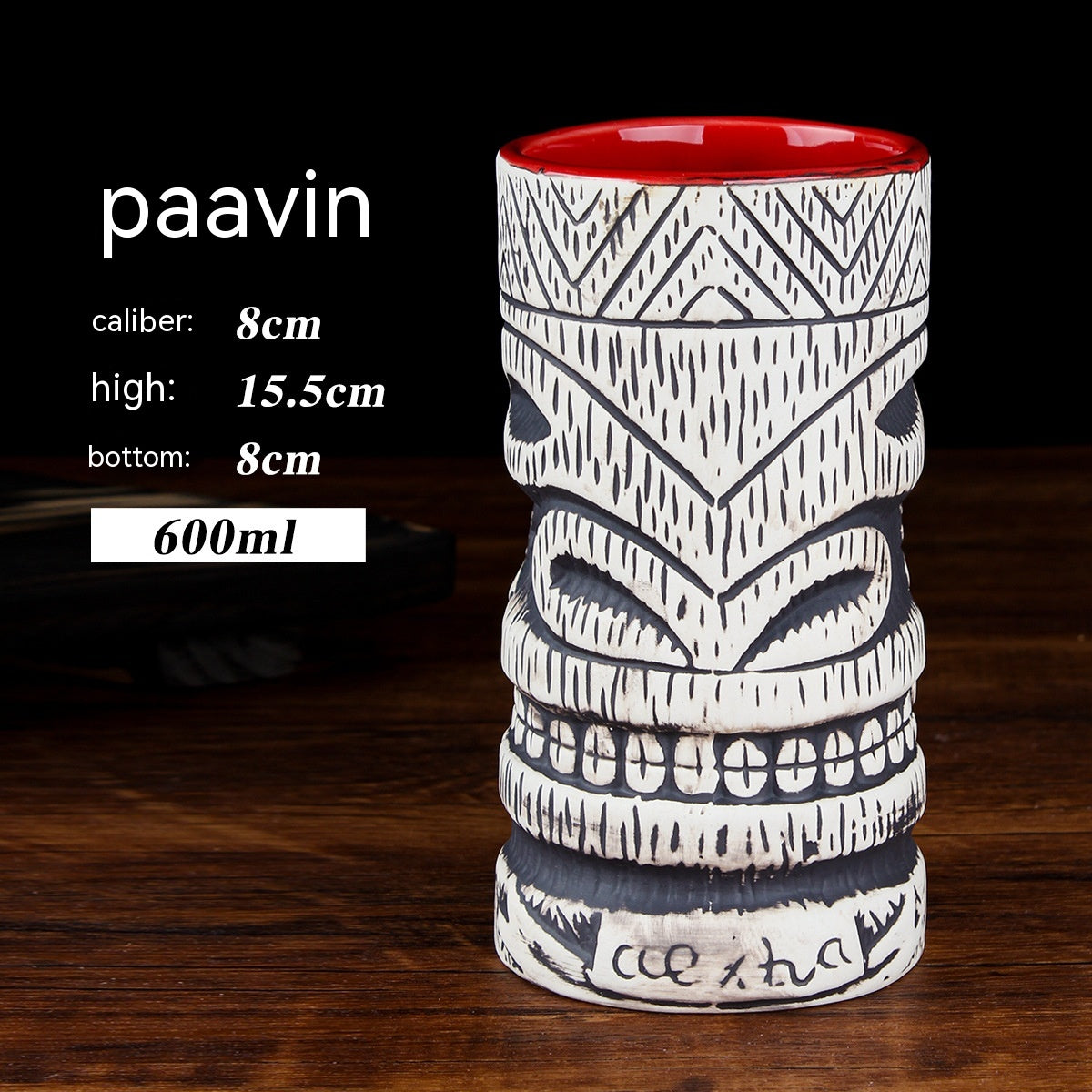Creative Ceramic Cocktail Glass - Retro Style Multi-Design Drinkware