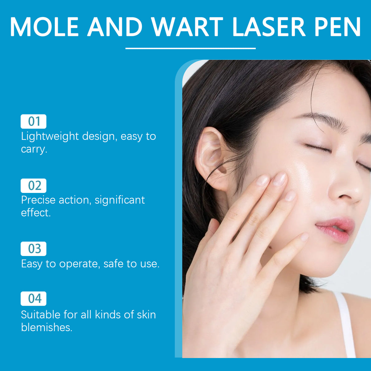 Face Skin Care Laser Pen - Portable Skin Treatment Device