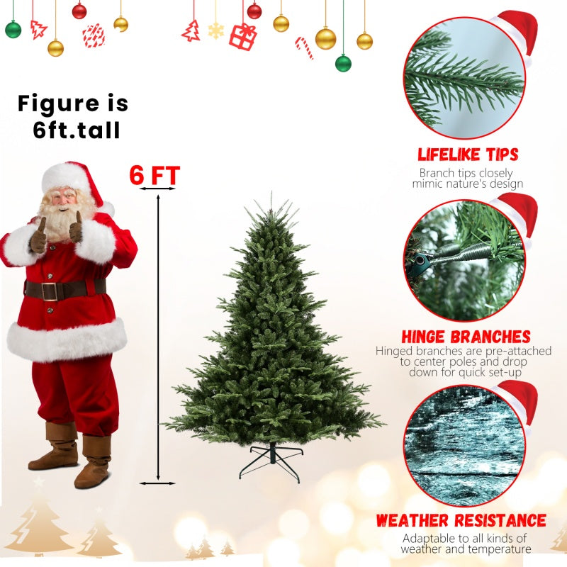 Artificial Christmas Tree - PE/PVC Mixed Material, Multiple Heights