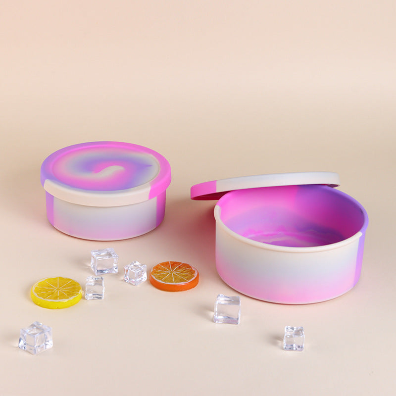 Silicone Refrigerator Crisper Box - Portable Food Storage Container for Home and Office