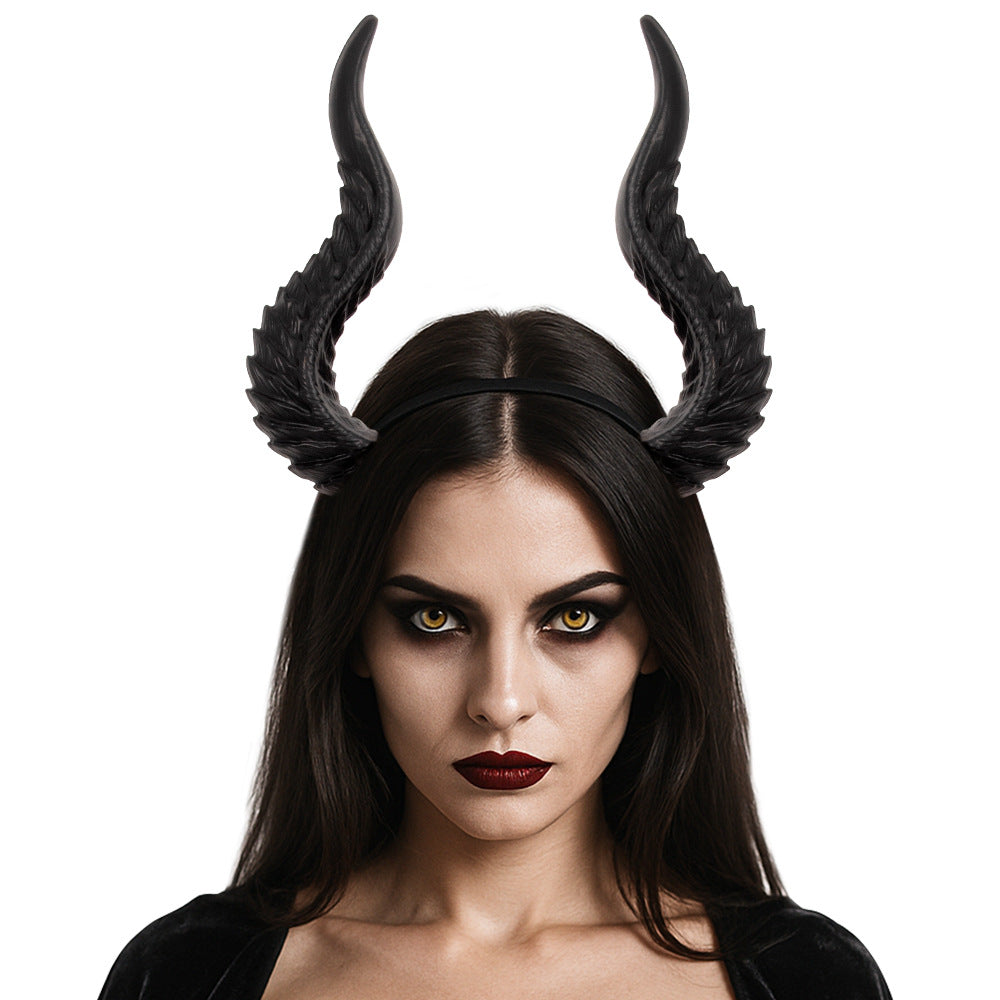 Devil Horn Headband Hair Accessory - Halloween Costume Prop
