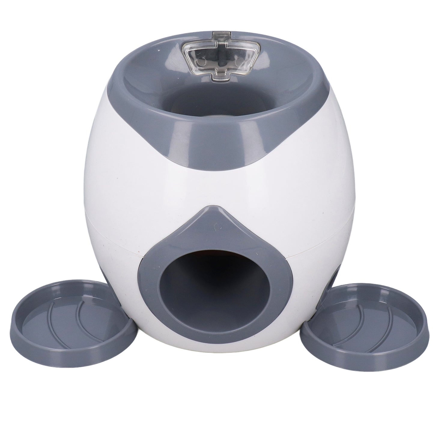 Dog Tennis Ball Feeding Toy with Spill Food Trays - Interactive Dog Puzzle