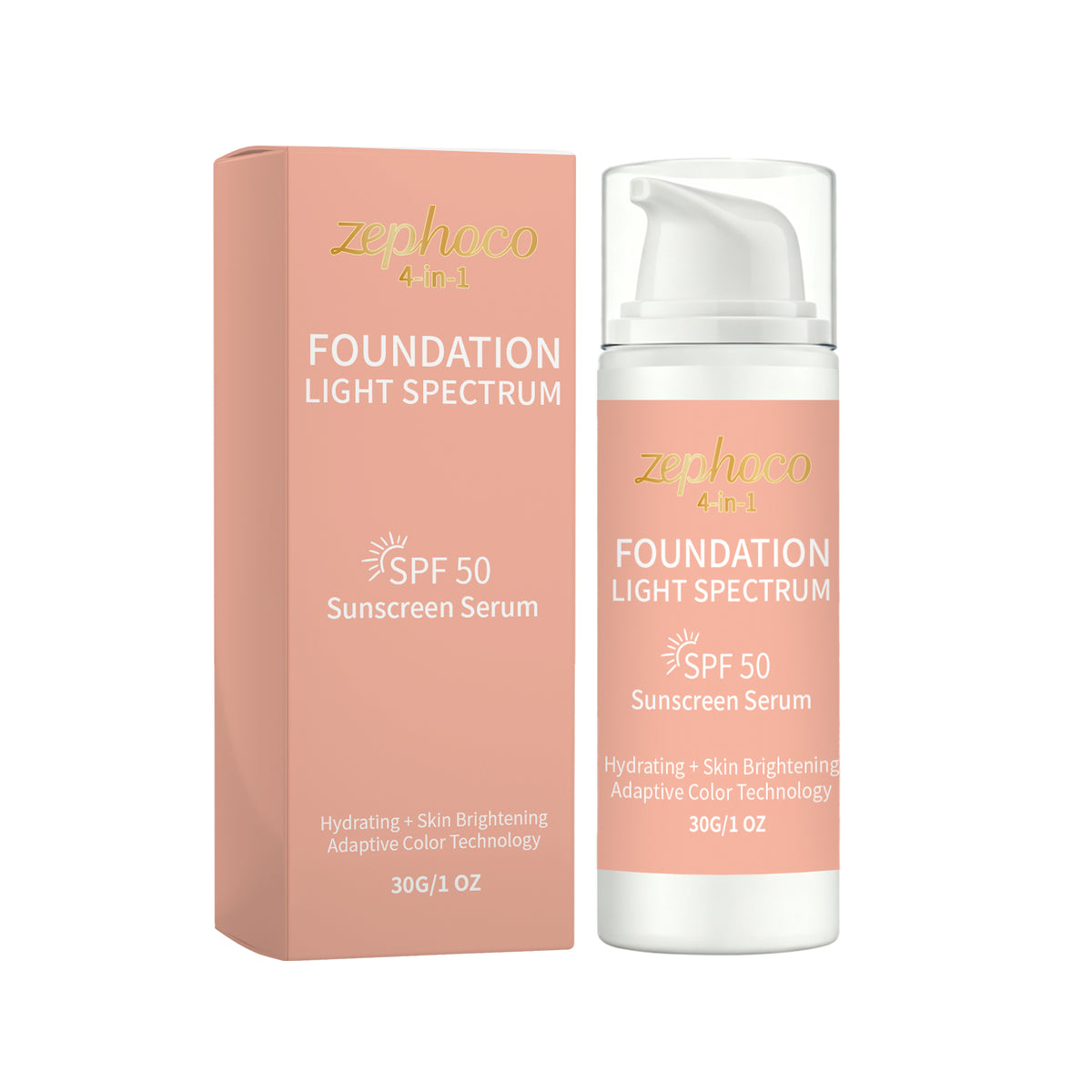 Multi-Effect Temperature-Change Liquid Foundation 30g - Skin Care Makeup