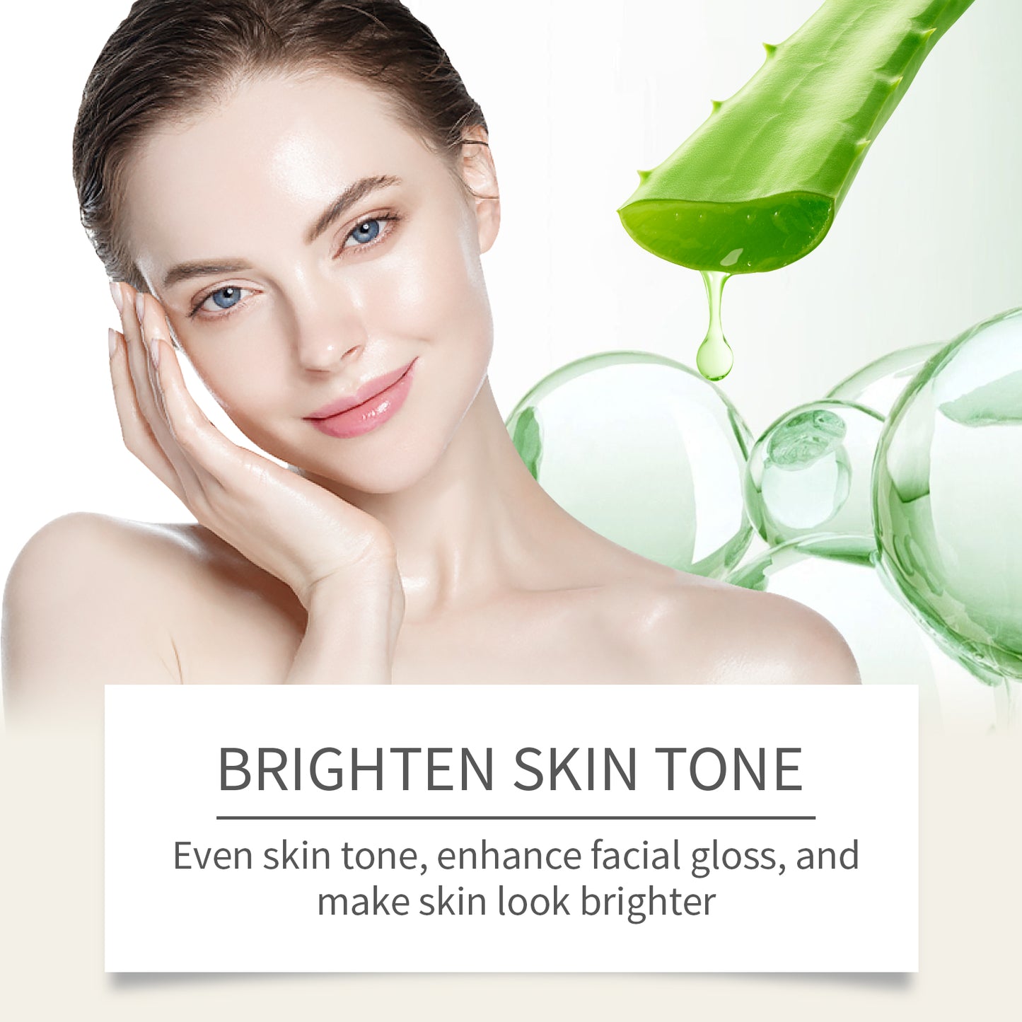 Aloe Vera Facial Serum - Deep Moisturizing & Soothing Skin Care Essence 30ml
