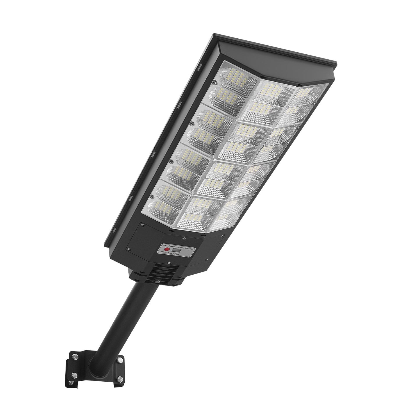 8000W LED Solar Street Light with Motion Sensor IP67 Waterproof Outdoor Security Lamp - 2 Pack