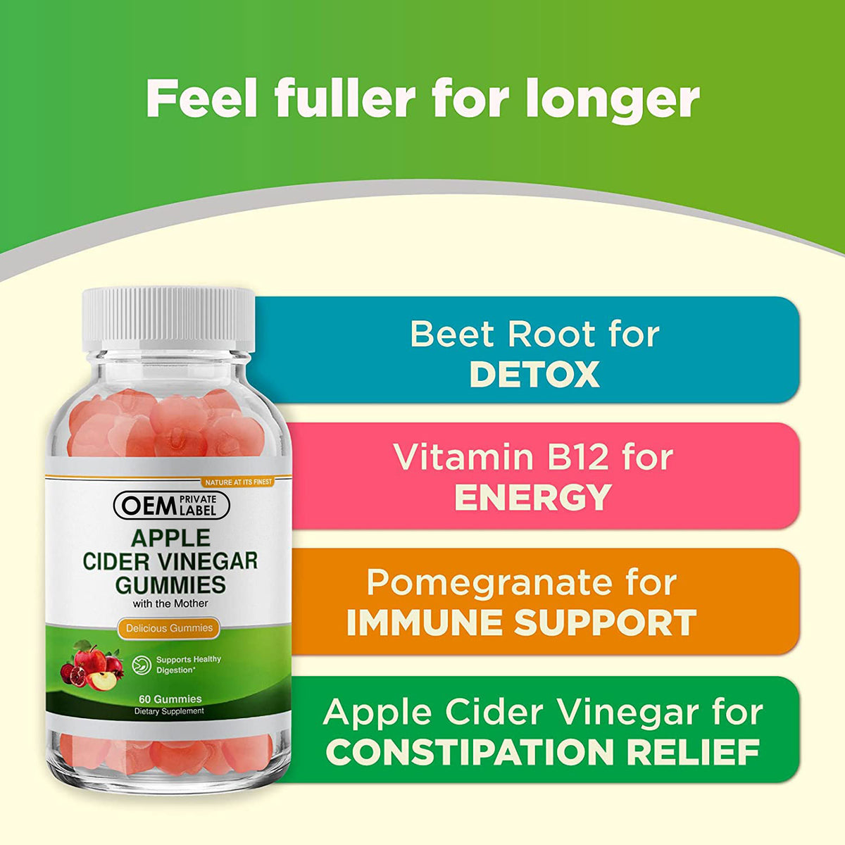 Vinegar Soft Candy - 60 Tablets