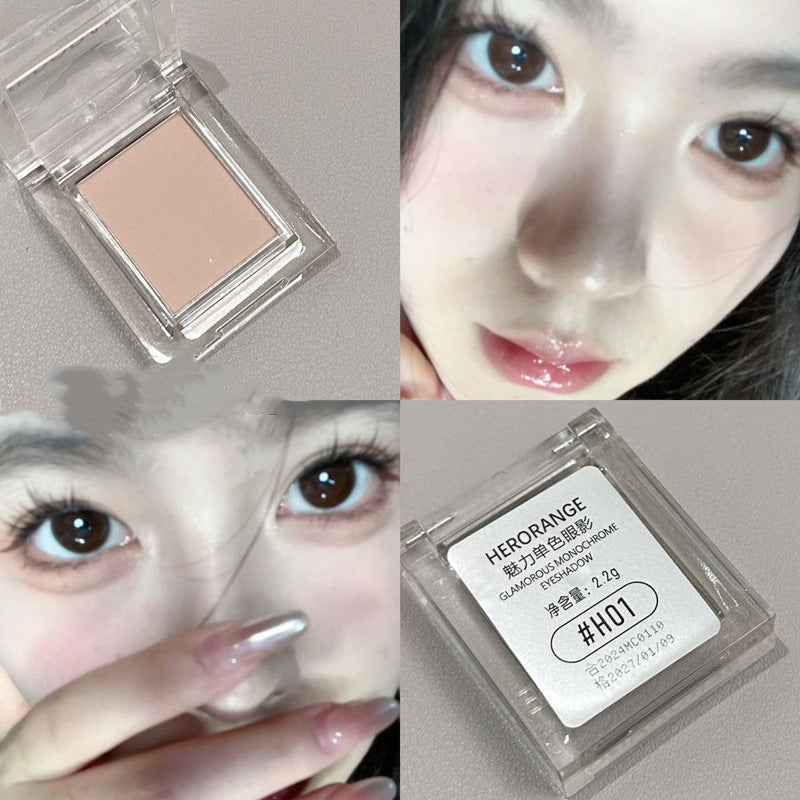 Monochrome Eyeshadow Palette - Matte & Shimmer Colors for Creative Makeup