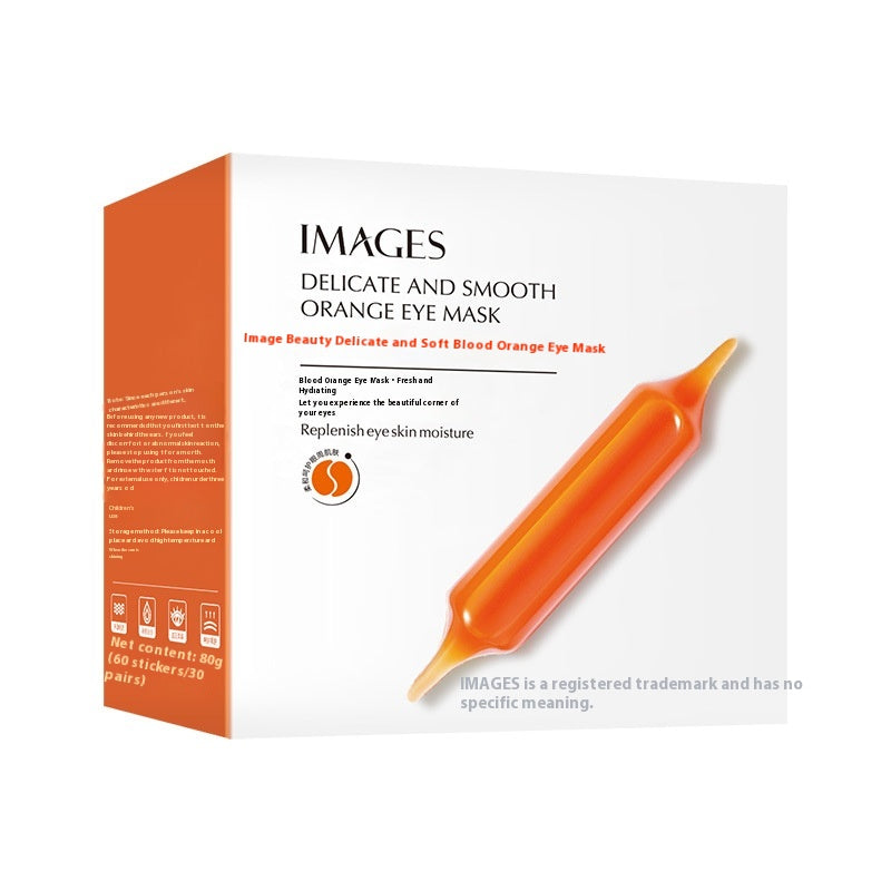 Red Juice Orange Eye Mask for Skin Rejuvenation and Refreshing Care 80g
