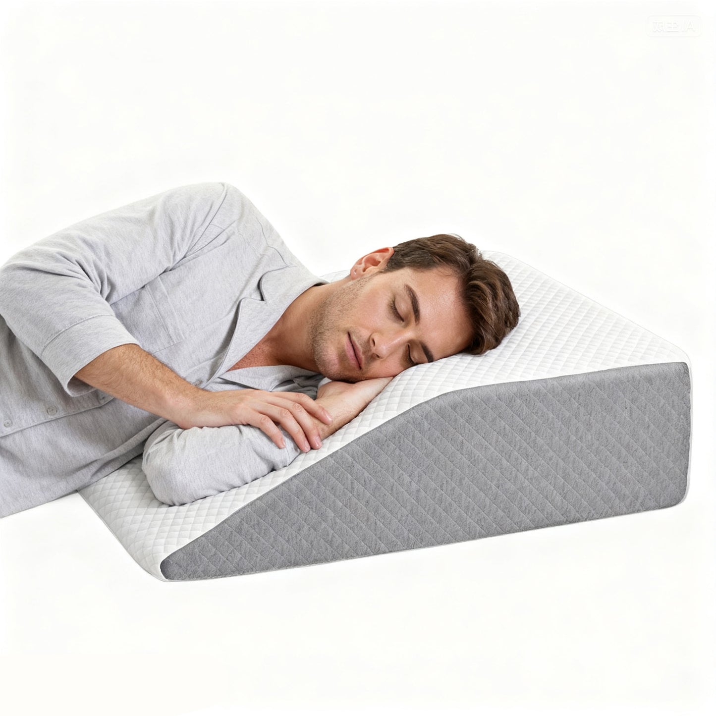 Memory Foam Wedge Pillow - Versatile Support for Comfort