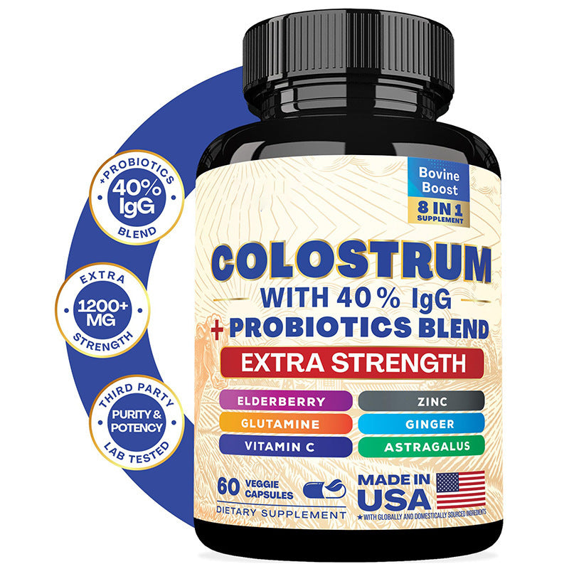 Bovine Colostrum Dietary Supplement Capsules