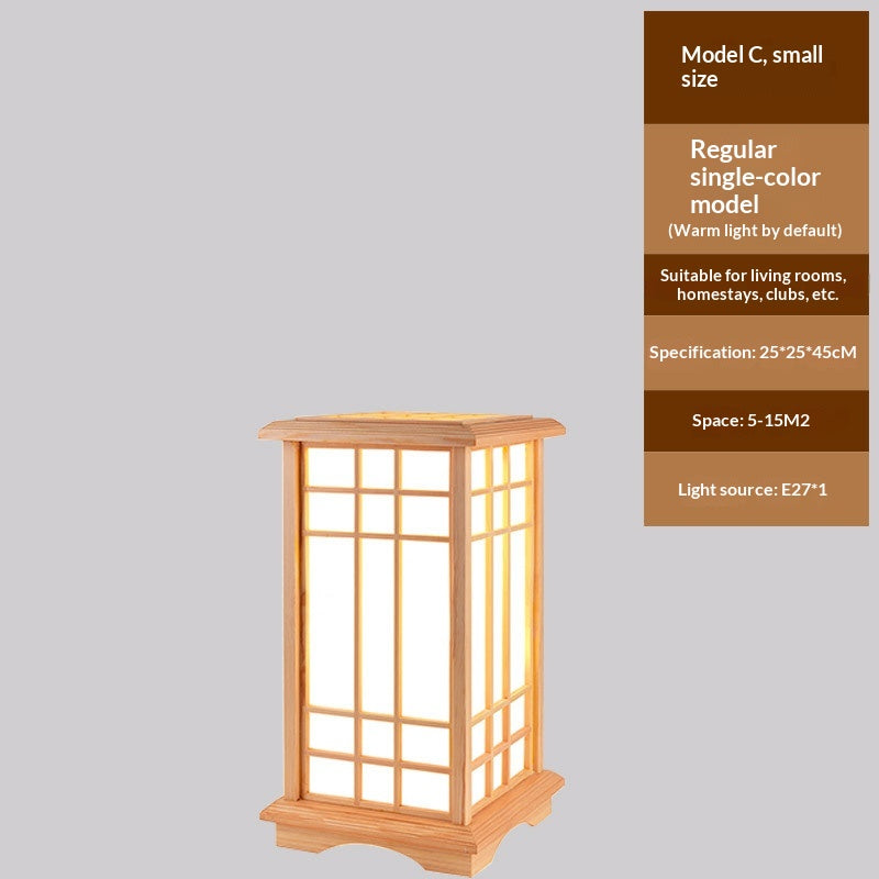 Chinese-Style Bamboo Lamp for Living Room Home Decor
