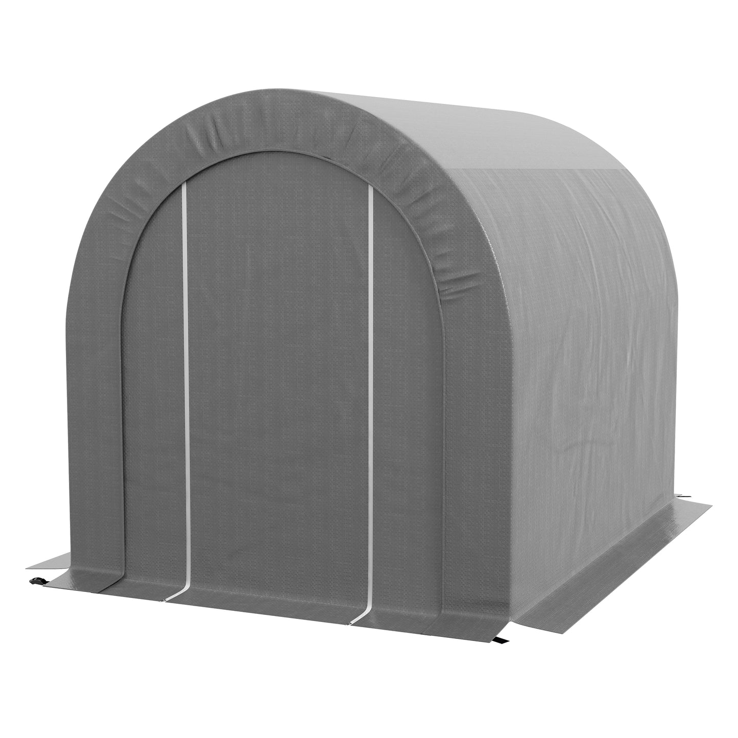 Heavy Duty Waterproof Outdoor Storage Tent - 6x8, Dark Gray