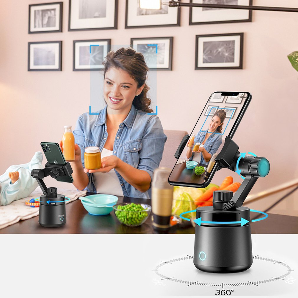 Rotating Selfie Stick with Face Recognition and USB Charging