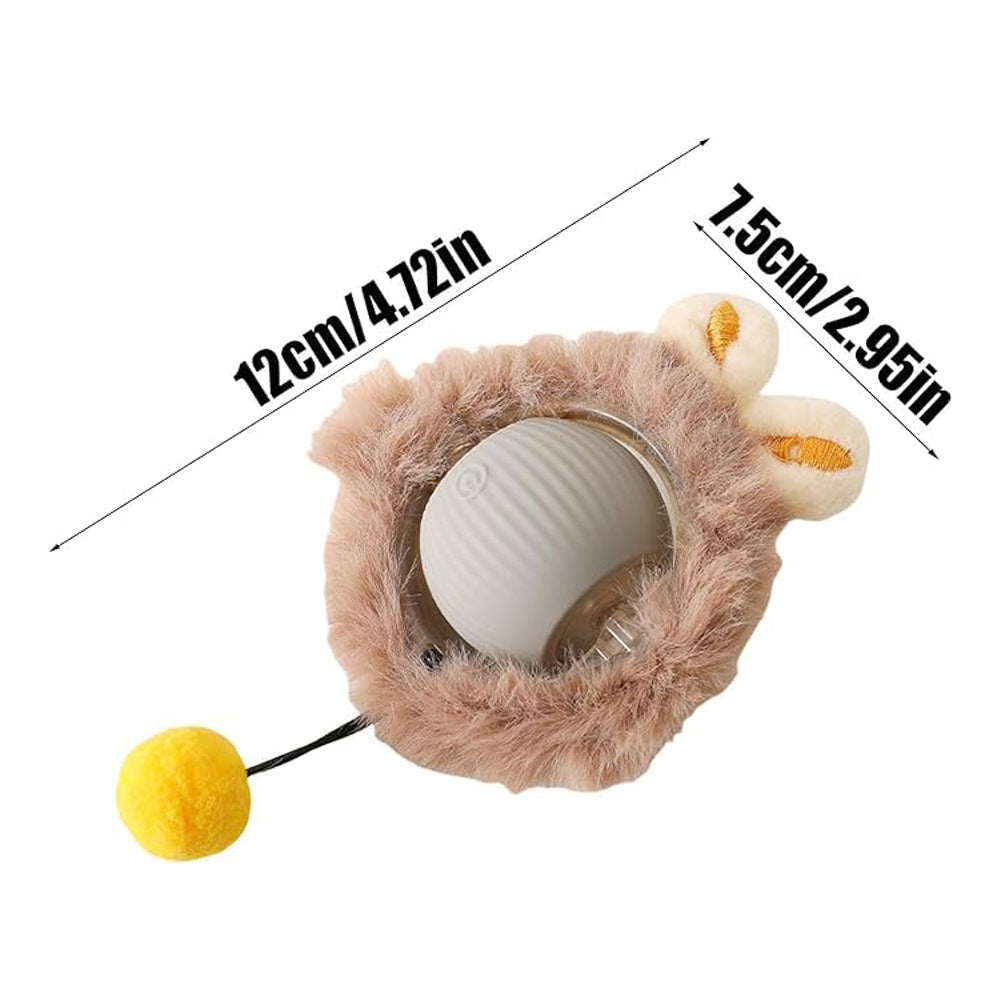 Interactive Electric Cat Dog Ball Toy for Indoor & Outdoor Play