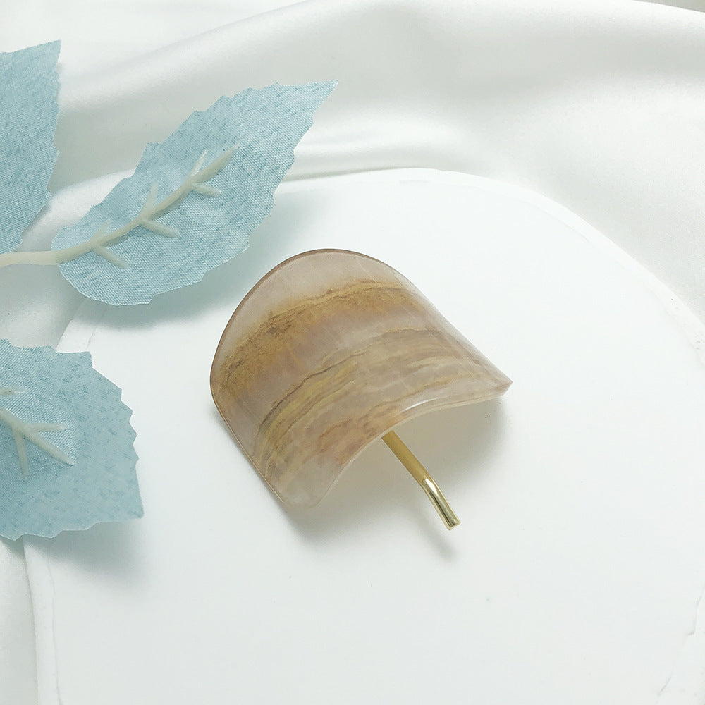 Wheat Casual Ponytail Hairpin U-Shaped Resin
