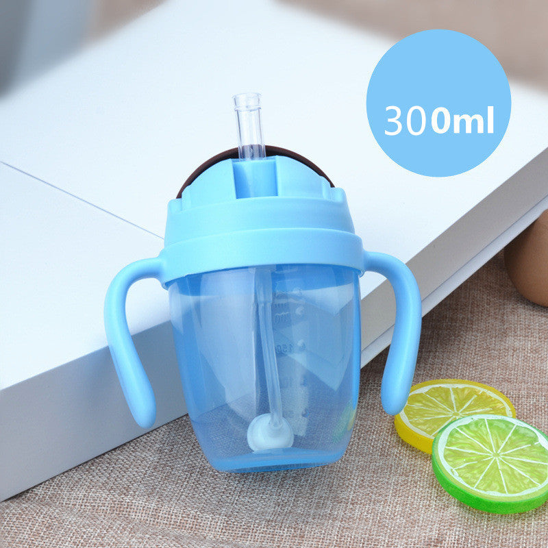 Infant Wide Mouth Plastic Baby Bottle 240ml 300ml - Safe, BPA-Free