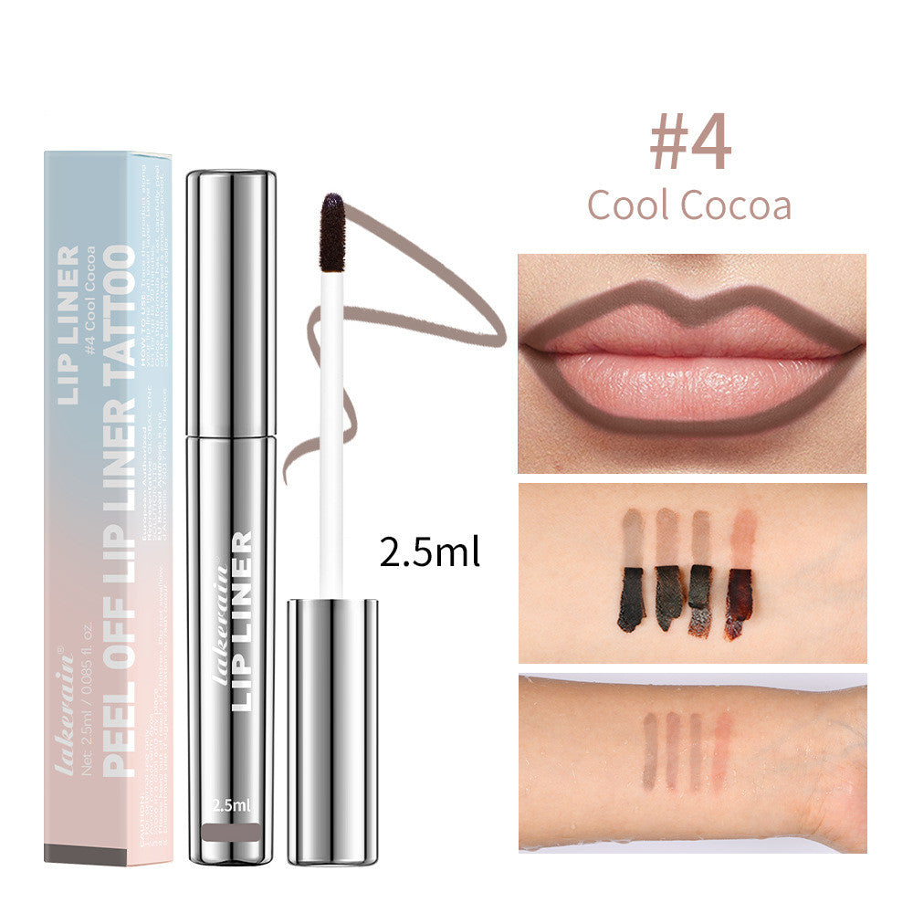 Matte Finish Lip Liner Stain - Long-Lasting Waterproof Lip Color