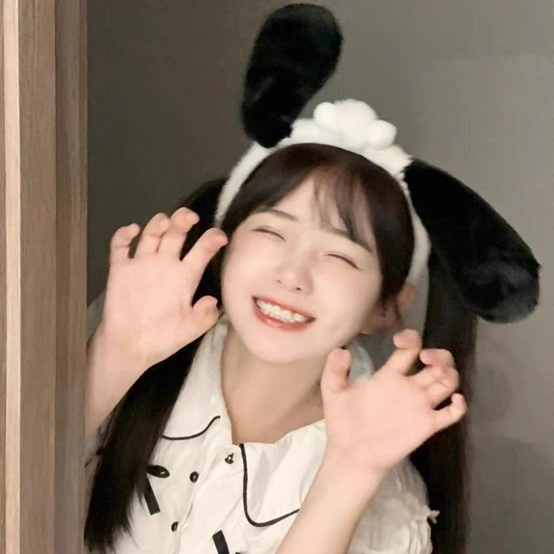 Dog Ear Headband Performance Costume Handmade Cartoon Hair Accessory
