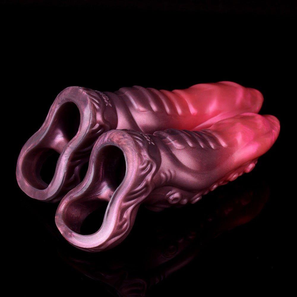 Octopus Tentacle Silicone Toy - Soft Red Pupil Adult Wellness Accessory