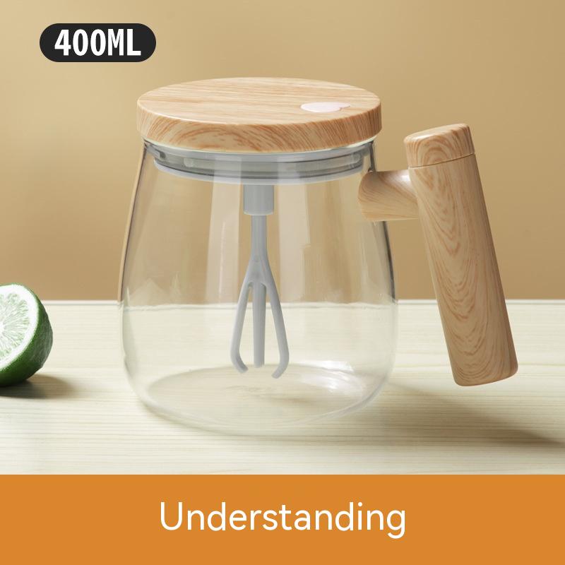 Self-Stirring Coffee Mug 400ML Electric Mixing Cup for Hot & Cold Drinks