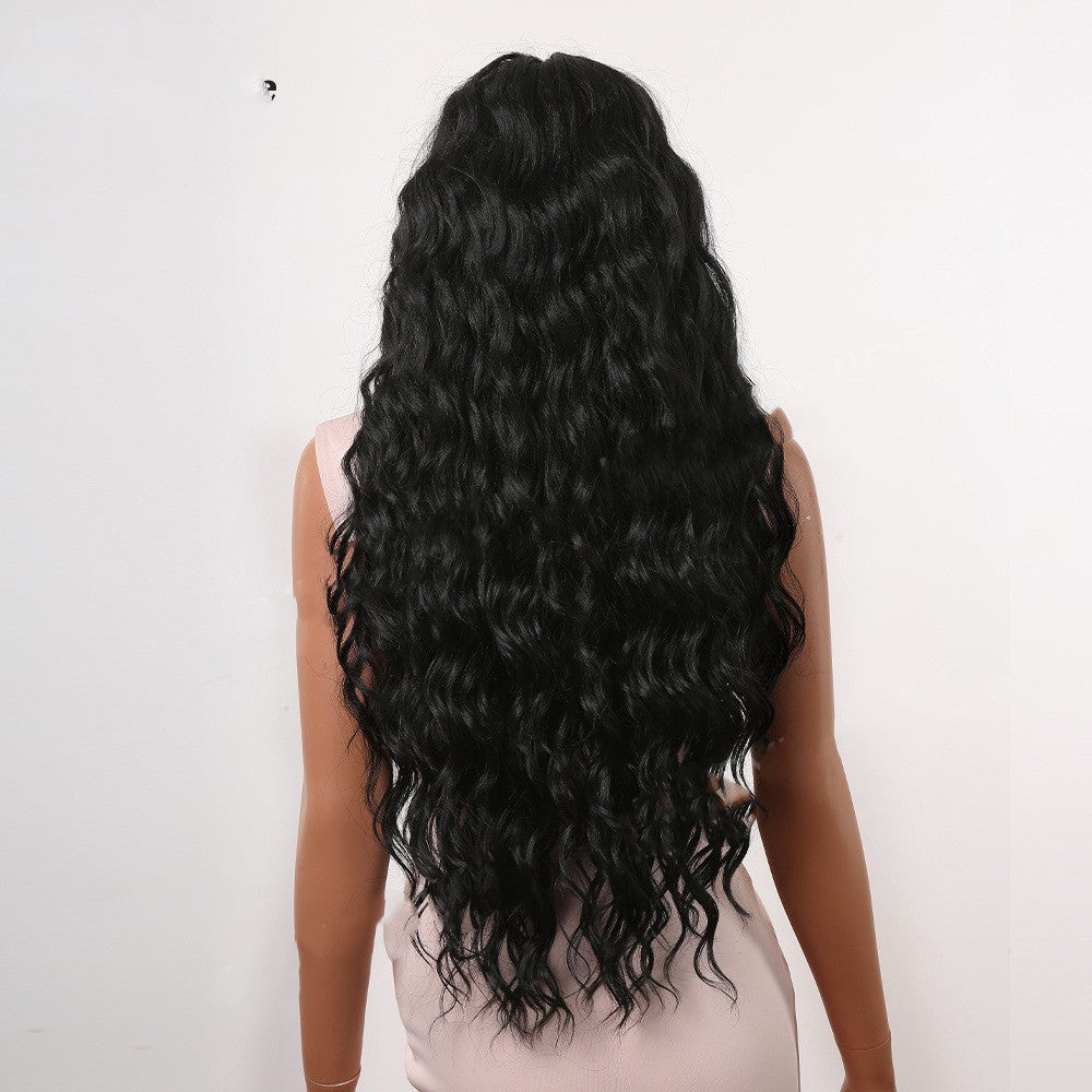 High-Temperature Synthetic Wig for Women - Long Curly Star Style, HC11034