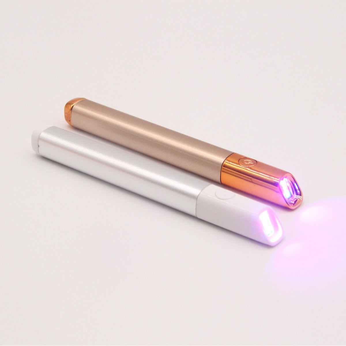 Acne Treatment Device for Face - Red & Blue Light Therapy Tool - Silver