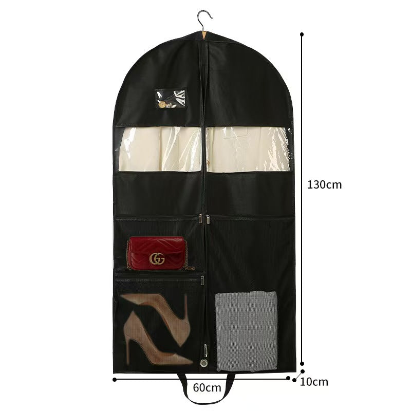 Large Capacity Hanging Storage Bag for Clothes Suit Dust Cover Organizer