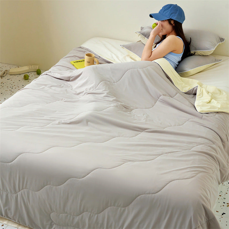 Summer Cooling Blanket with Nylon and Soybean Fiber - Multiple Sizes & Patterns