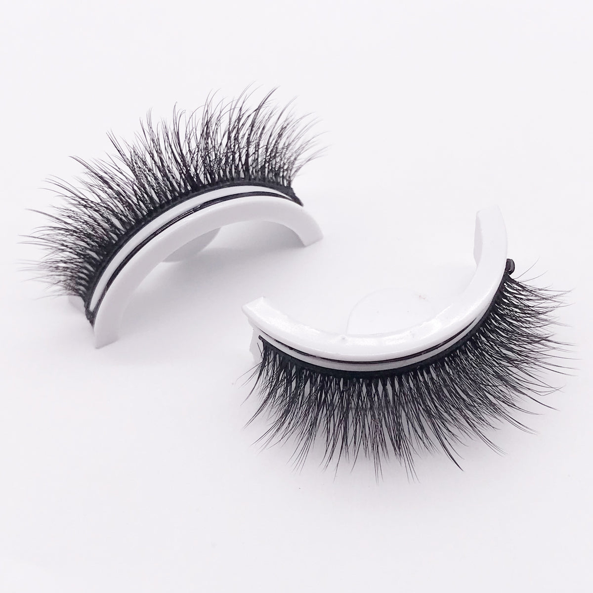 Self Adhesive False Eyelashes Reusable No Glue Natural & Long Styles