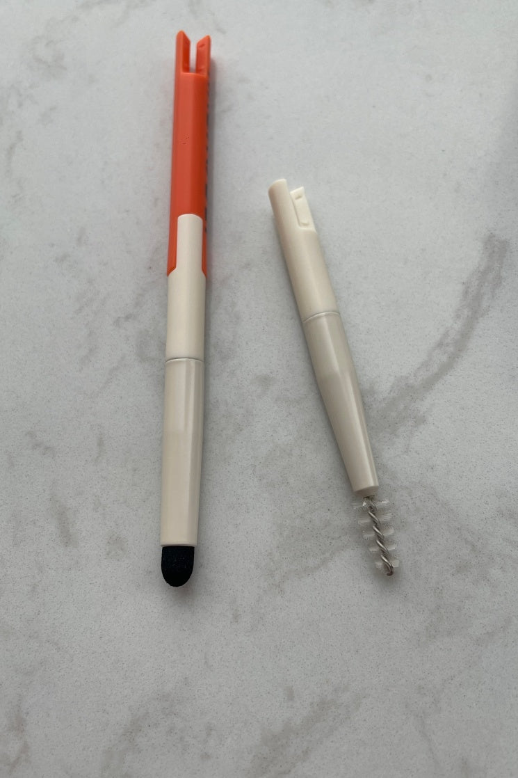 Double-Ended Eyelash Spoolie and Eyebrow Smudging Brush