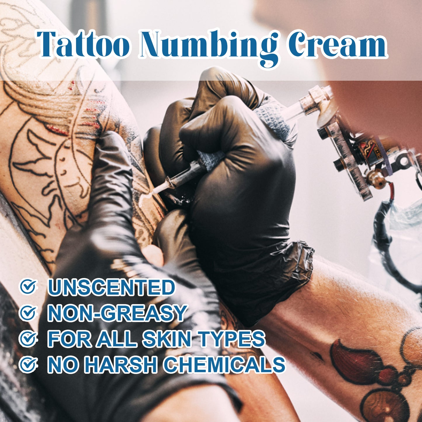 Tattoo Numbing Cream - Pain Relief & Skin Repair Moisturizer