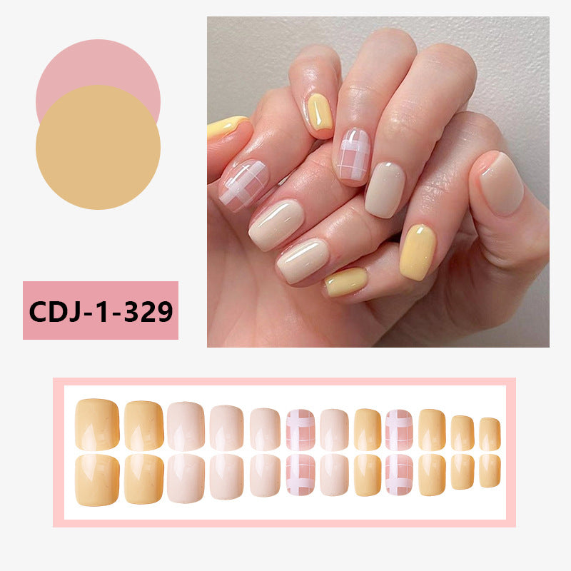 European, American & French Style Fake Nail Patch Set for Nail Art