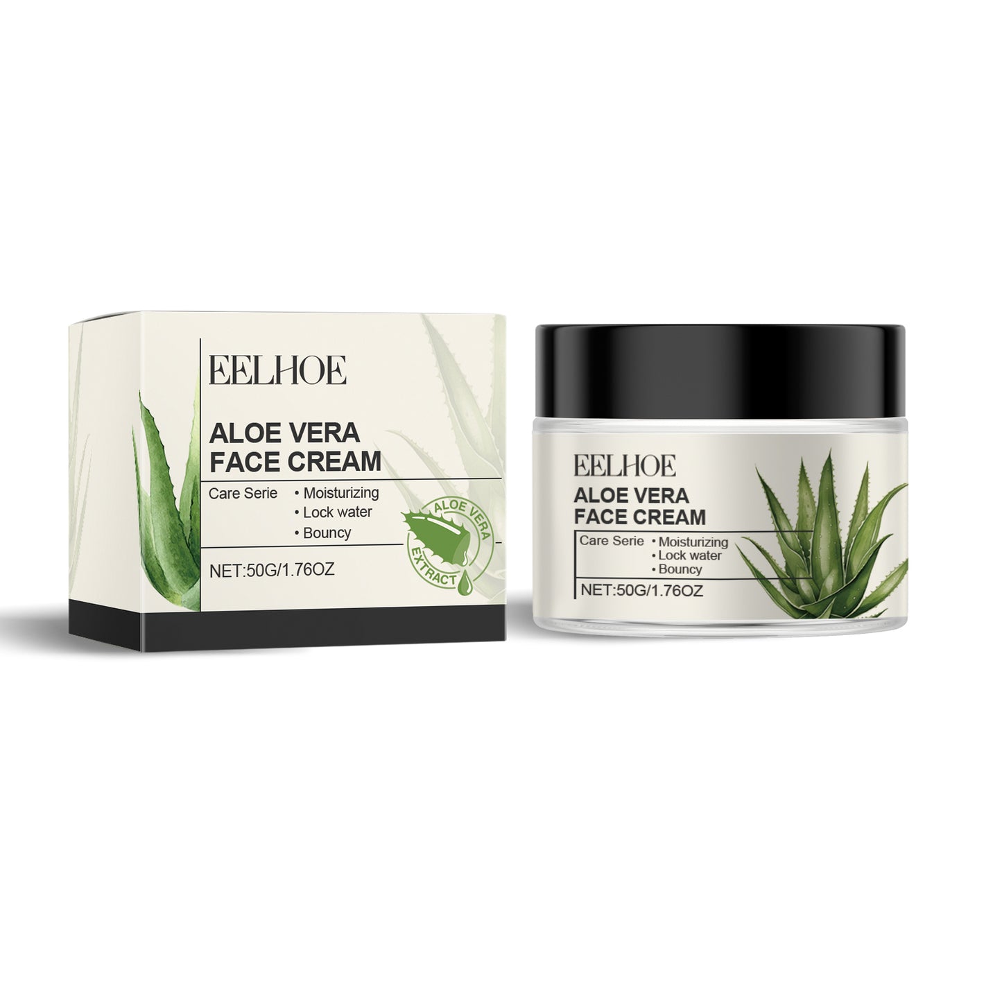 Aloe Vera Moisturizing Facial Cream - Deep Hydration & Skin Soothing