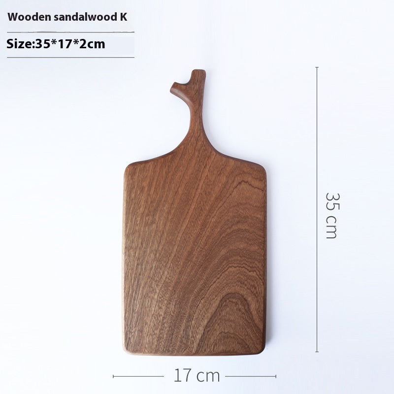 Wooden Vegetable Cutting Board with Handle - Kitchen Food Prep Board