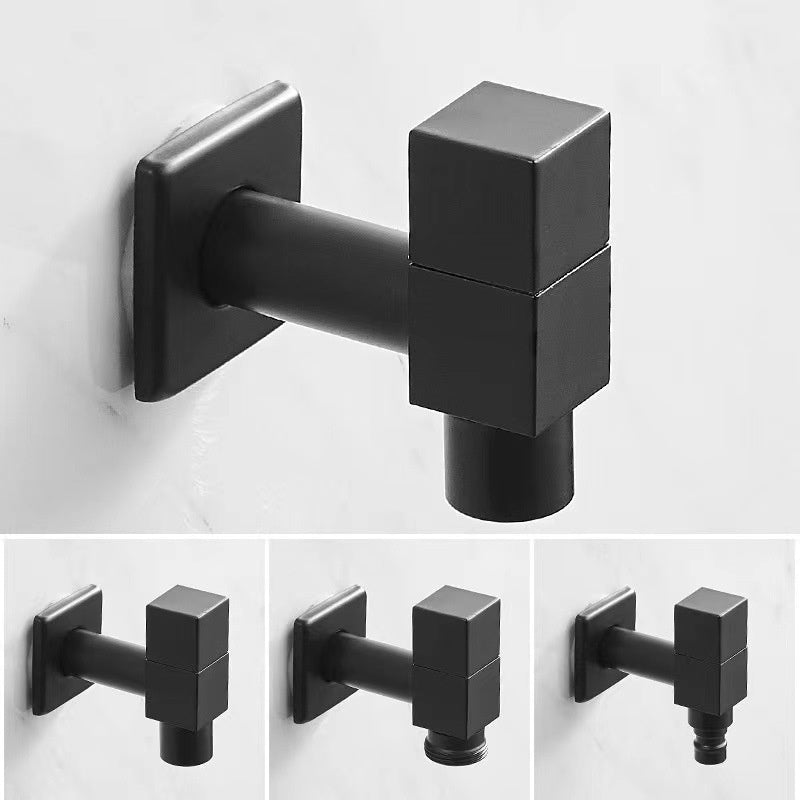 Wall-Mounted Washing Machine Faucet Copper Water Supply Tap