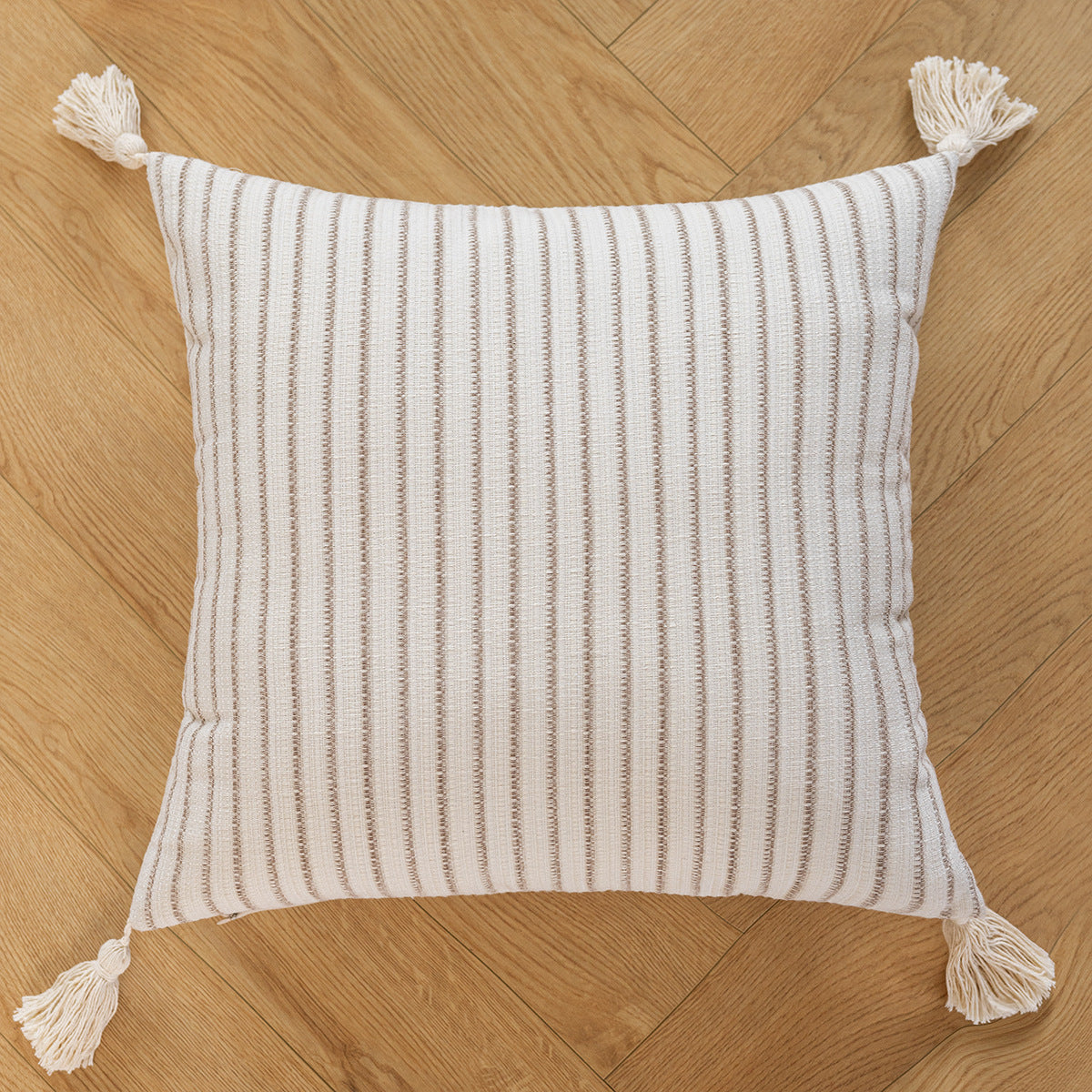 French-Style Sofa Pillowcase Set with Lumbar Support and Plush Backrest