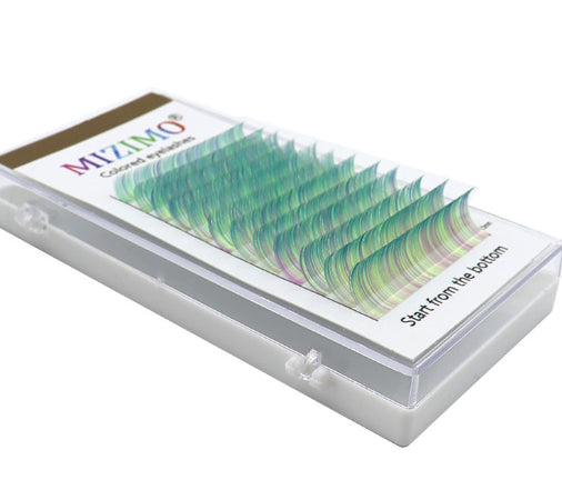 False Eyelashes Set - 8-15mm Colorful Mixed Styles for Dramatic Eye Makeup