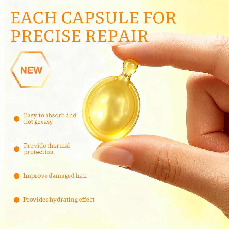Portable Hair Oil Capsules - Travel-Friendly Nourishing Hair Treatment