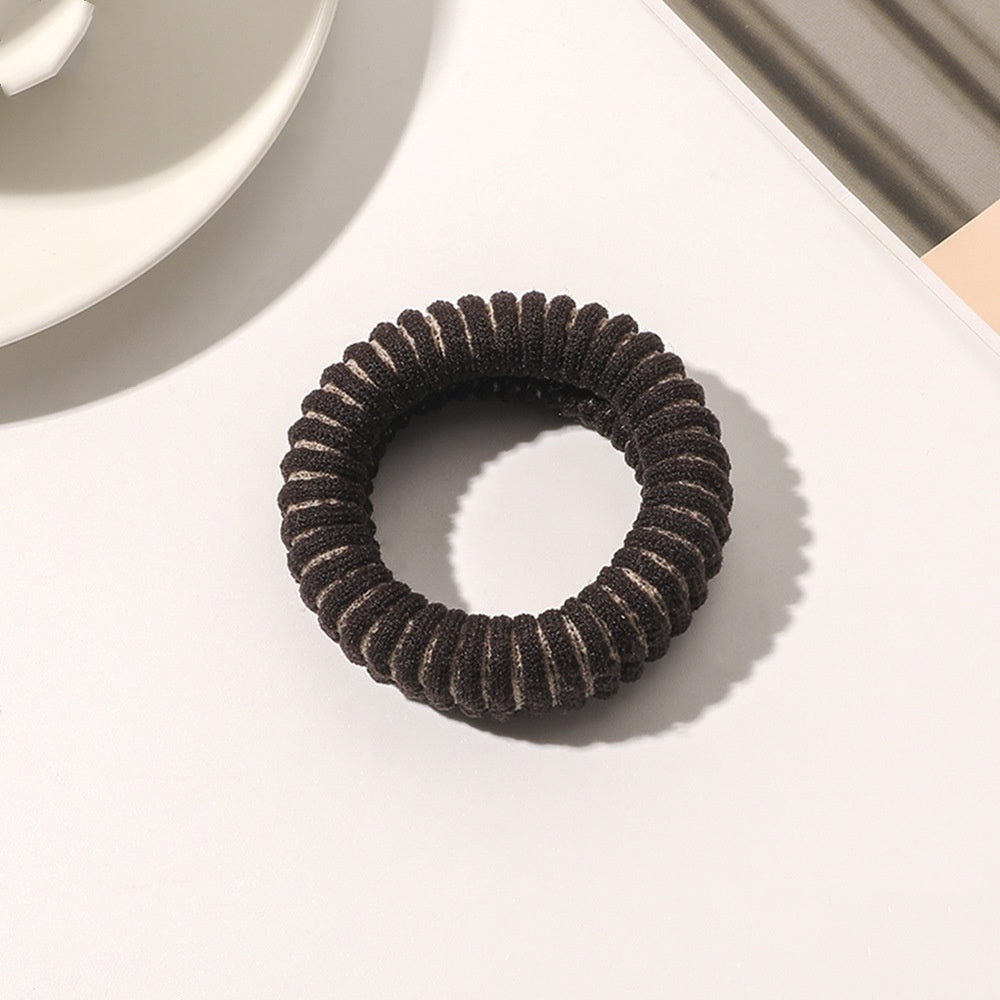 Hair Ring Towel Coarse Rubber Strap Hair Accessory for Women