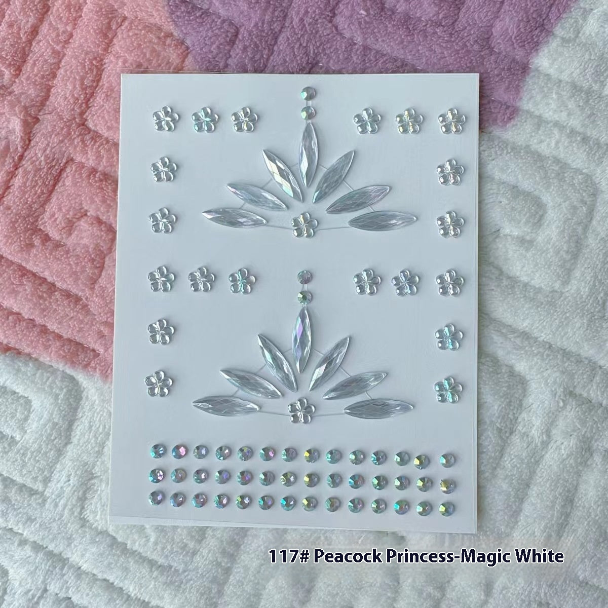 Pearl and Crystal Nail Art Stickers Set for DIY Manicure and Decor