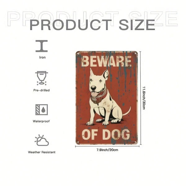 Metal Tin Sign Wall Decoration - 20 cm x 20 cm