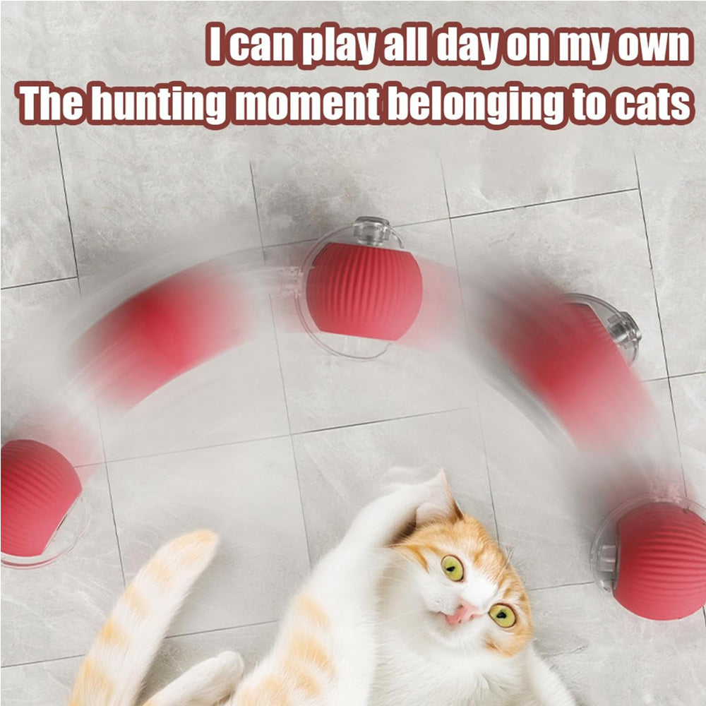 Interactive Electric Pet Ball Toy for Cats and Dogs - Indoor & Outdoor Play