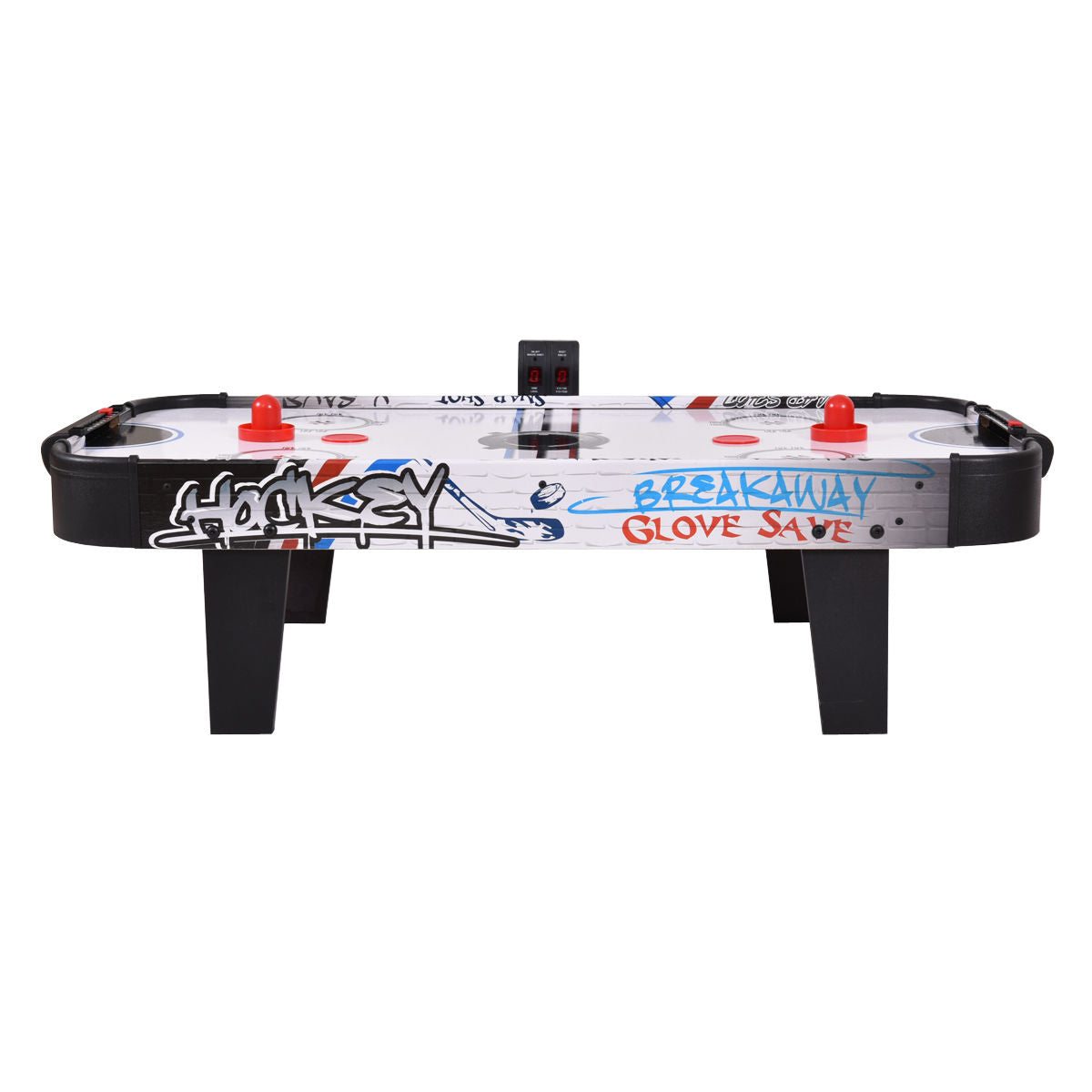 42-Inch Air Hockey Tabletop with Electronic Scorer & 2 Pushers